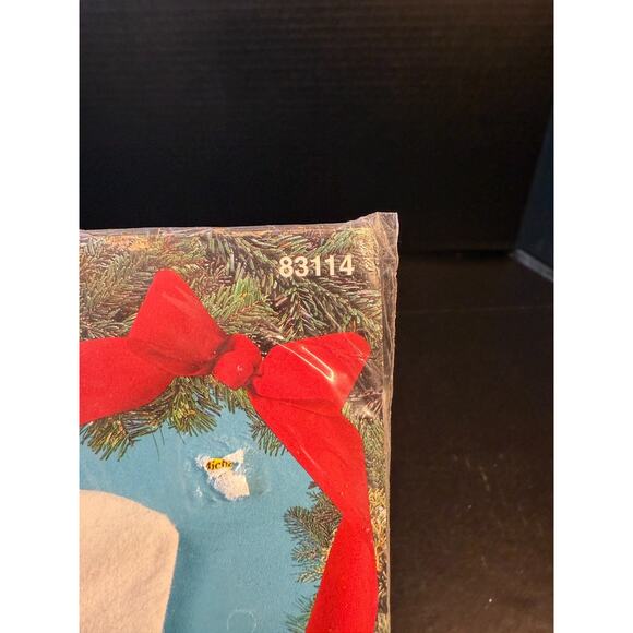 Bucilla 83114 Christmas Eve Felt Applique Stocking Kit 18 In Santa Tree Presents - Picture 6 of 7